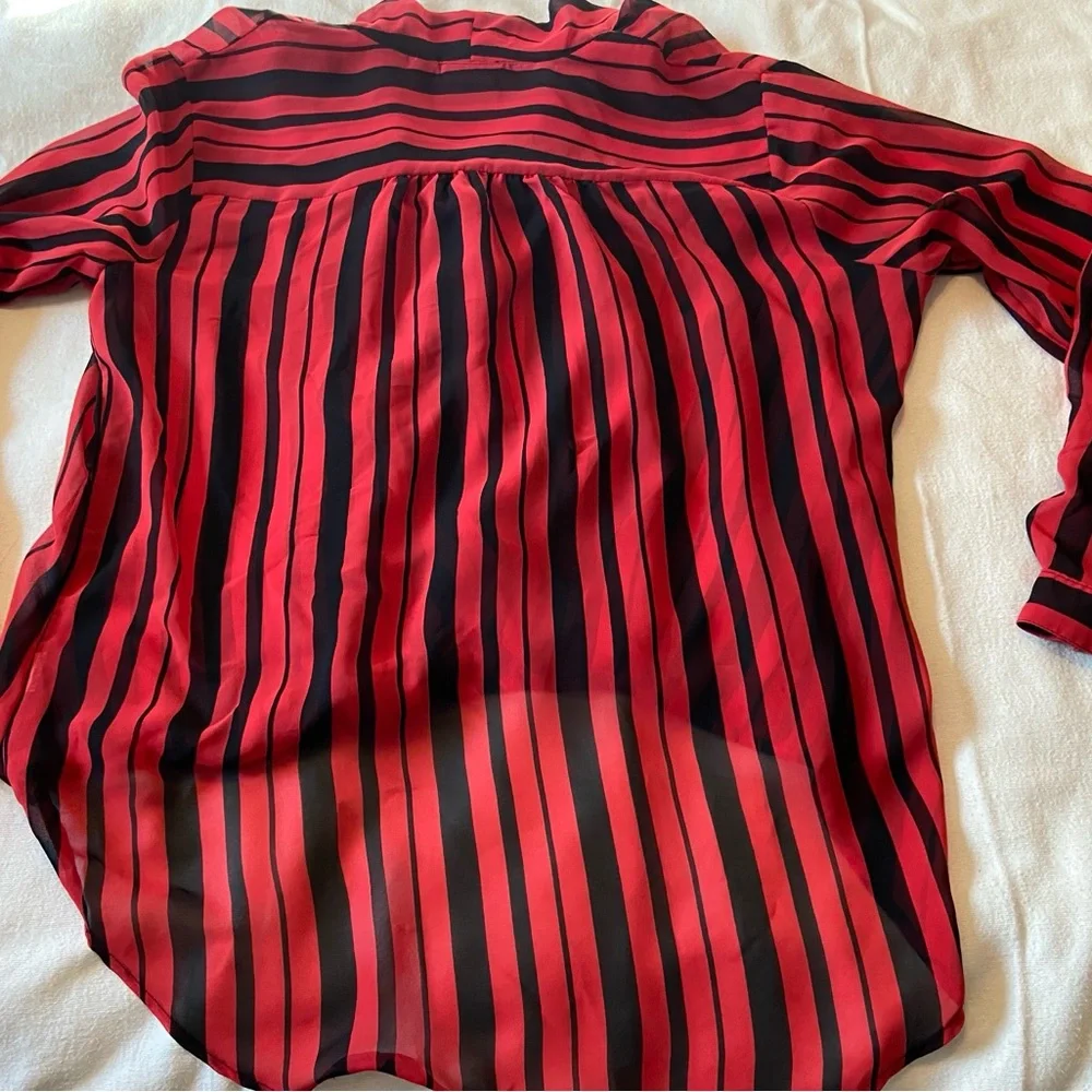 Bisou Bisou sheer blouse